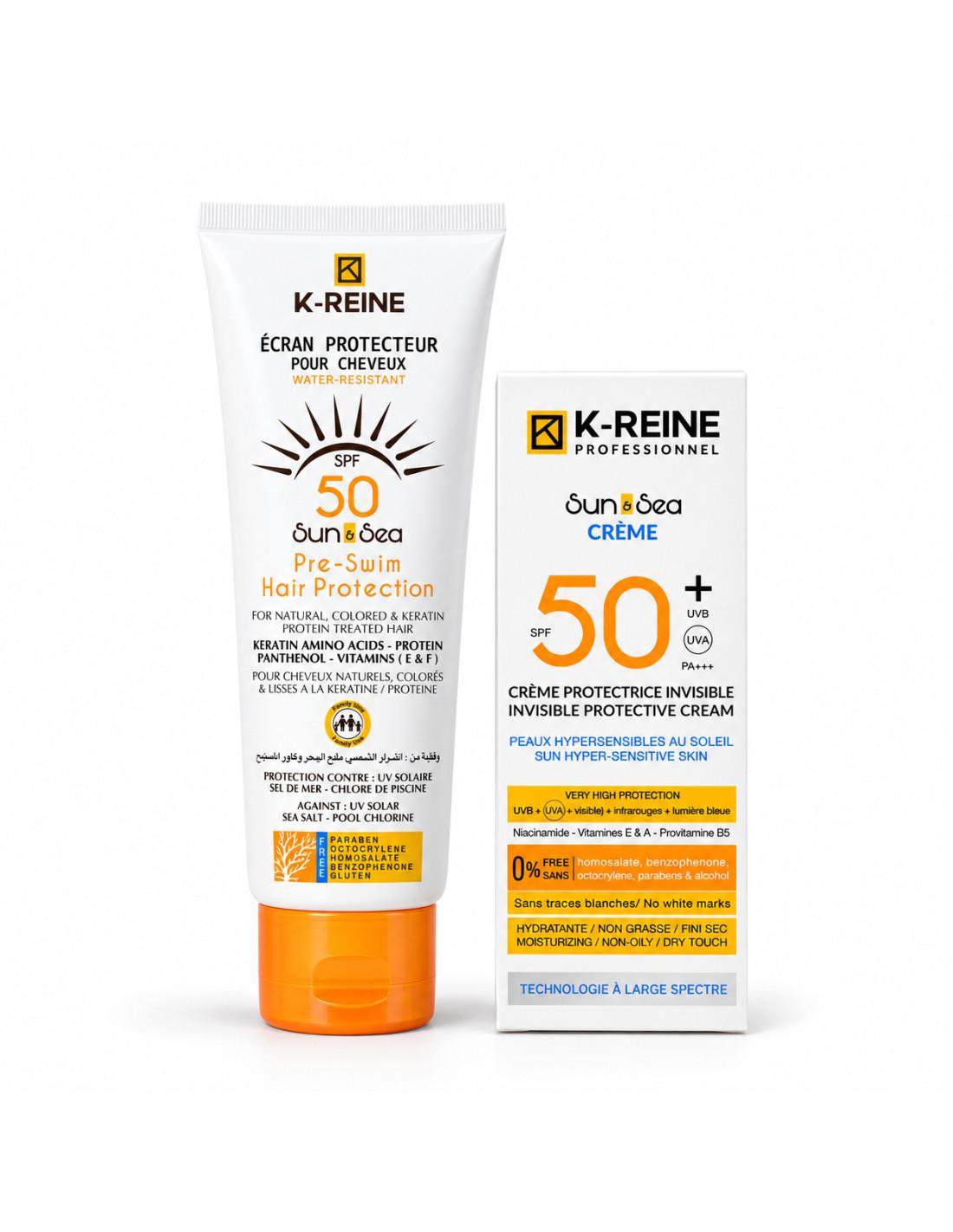 Sun&Sea duo visage SPF50+ cheveux