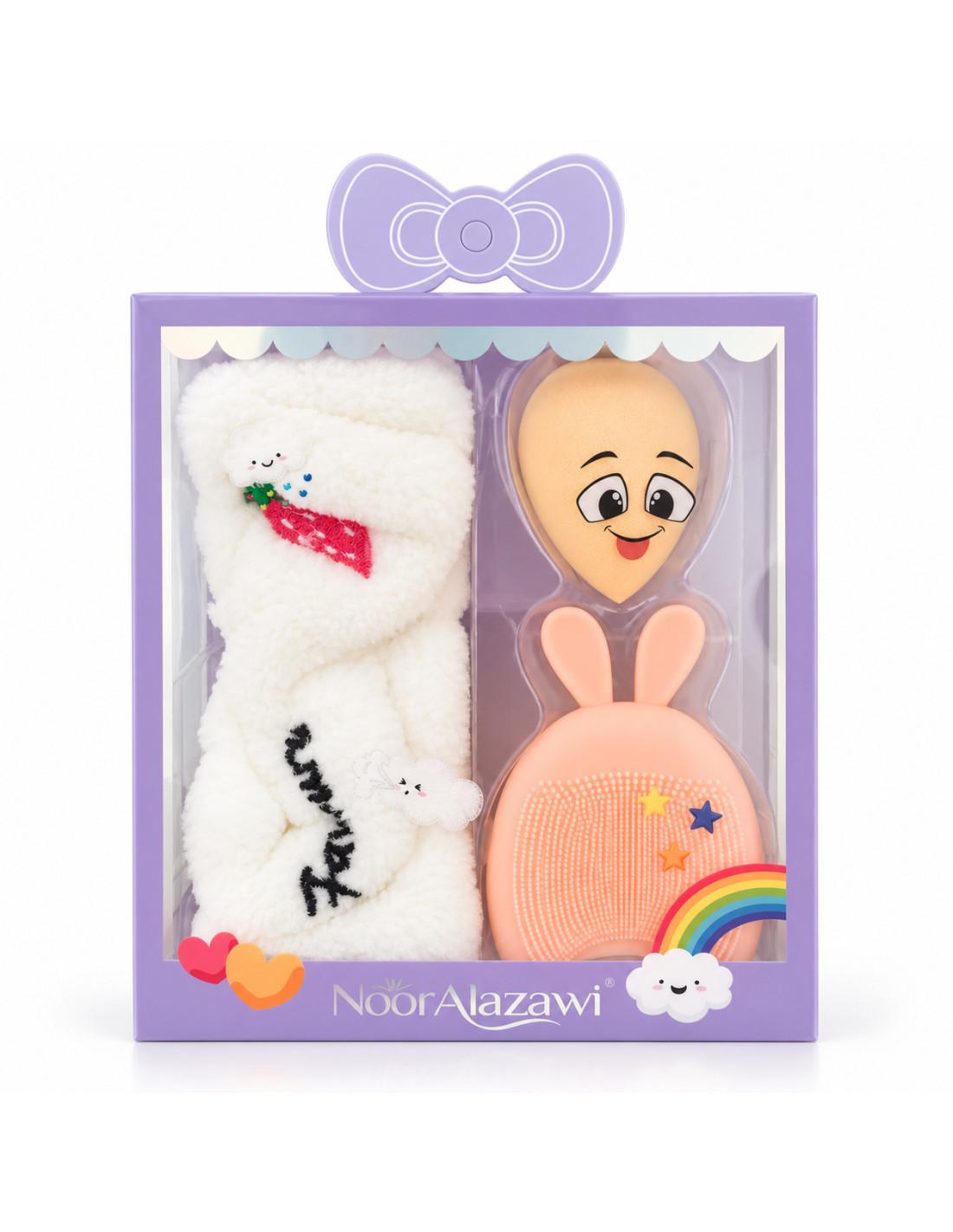 Noor Alazawi coffret bandeau, éponge pad nettoyant