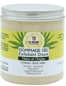 Gommage gel main citron aloe vera