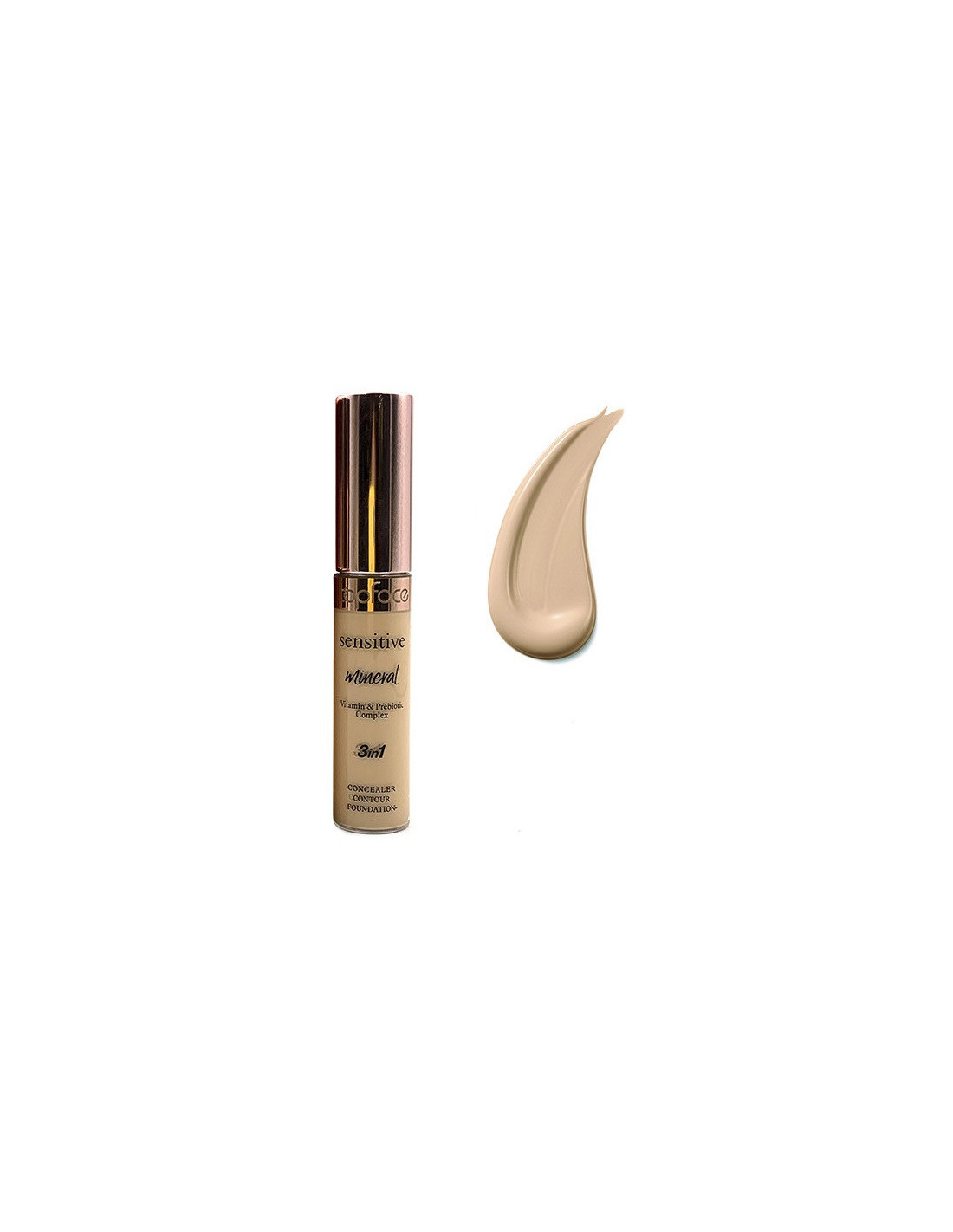 Concealer Sensitive Mineral 3 in 1 Concealer, N004 topface