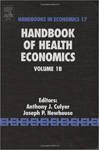 Handbook of Health Economics, Volume 1B