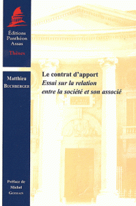 contrat d’apport Essai sur la relation entre la société son associé