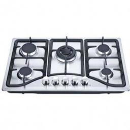STARONE Plaque Fonte ST-801 5 Feux 75cm Inox