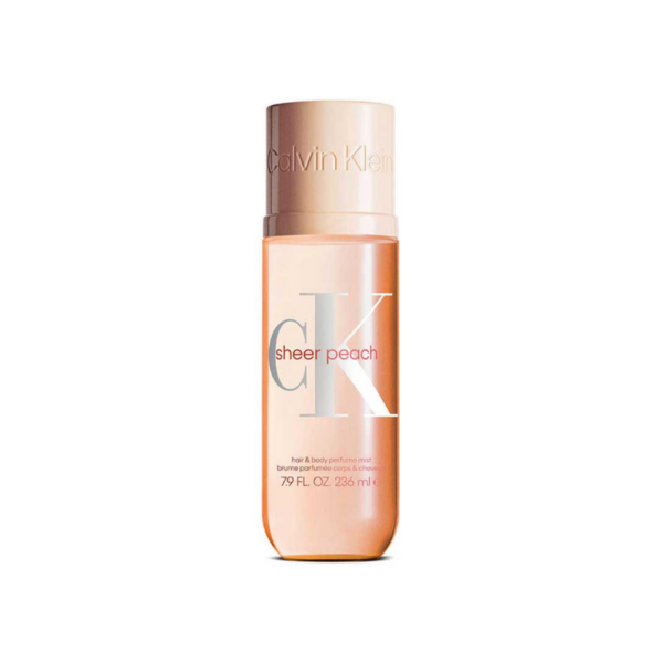 Calvin Klein Brume Capillaire Corporelle Pêche Transparente