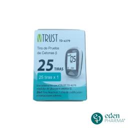 Vtrust Glycemie de Cetonemie Boite de 25