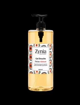 Zynia GEL DOUCHE PÊCHE ABRICOT 1 LITRE