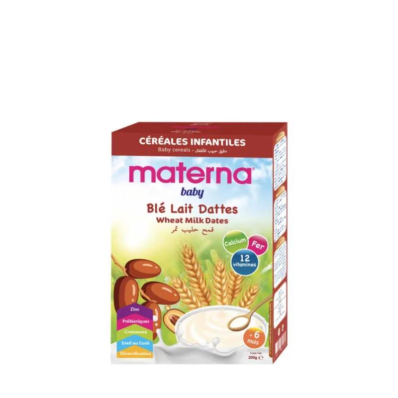 Materna Céréale Lait Ble Dattes 200