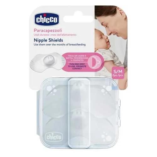Chicco 2 Bouts de Seins en Silicone S m