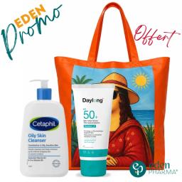 Daylong GEL- + CETAPHIL GEL NETTOYANT OILY SKIN 236ML + SAC
