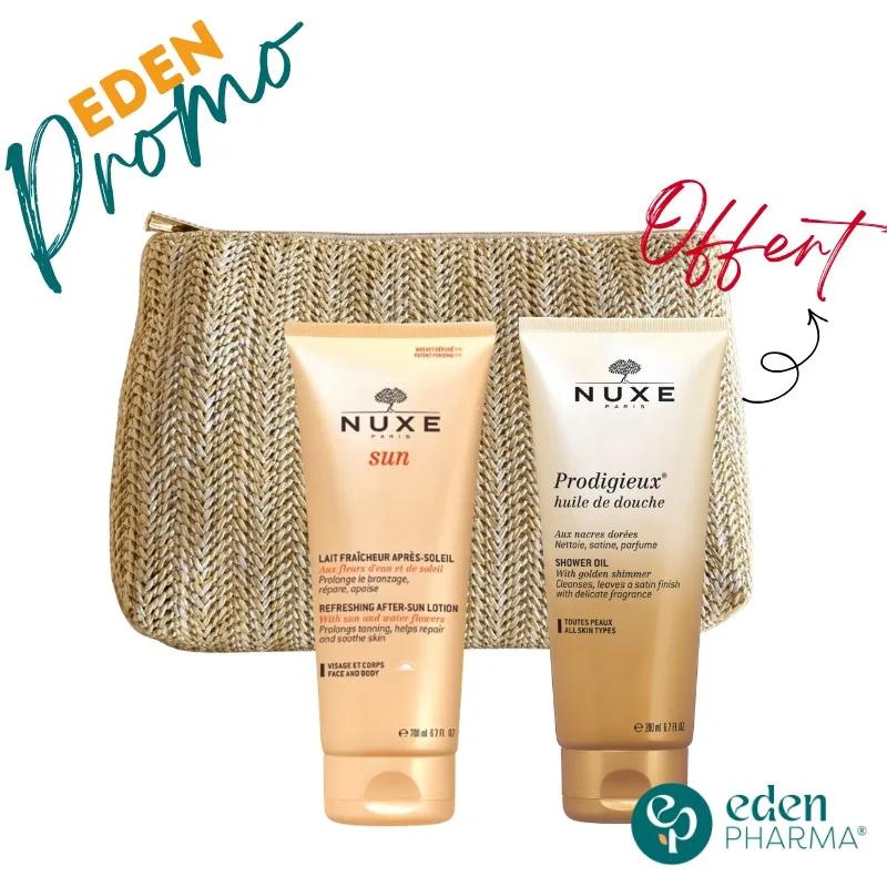Nuxe Trousse Lait Fraicheur Apres-Soleil + Huile de Douche