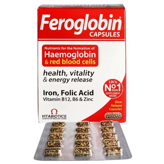 Vitabiotics FEROGLOBIN 30 CAPSULES