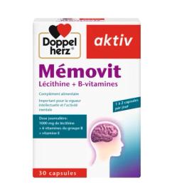 Doppelhertz Memovit Lecithine+b-Vitamines 30 Gelules