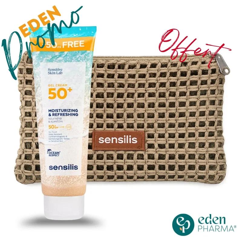 Sensilis Gel Hydratant Rafraichissant SPF50+ + TROUSSE