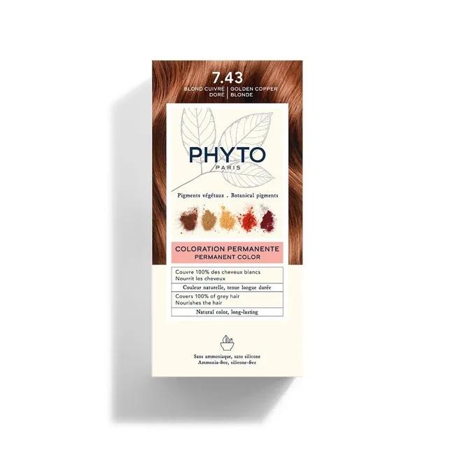 Phyto Phytocolor 7.43 Blond Cuivré Doré 1 Kit