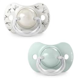 SUAVINEX LOT DE 2 SUCETTES SYMETRIQUES BIRDIES 0-6M