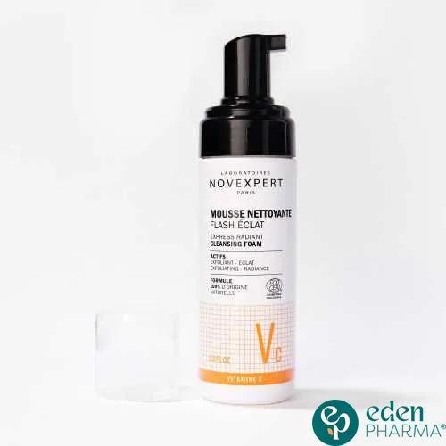 Novexpert Flash Eclat Mousse Nettoyante