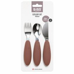 Bibs 3 SET DE COUVERTS ENFANT EN ACIER INOXYDABLE WOODCHUCK