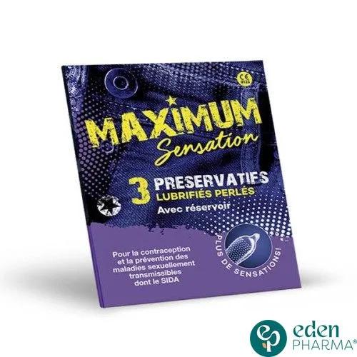 MAXIMUM Sensation Preservatif Bt 3