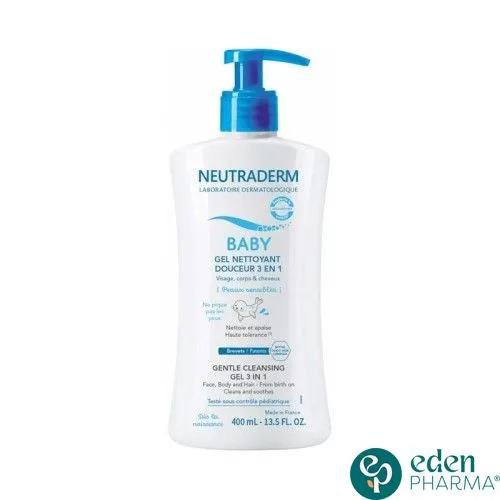 Neutraderm Baby Gel Nettoyant Douceur 3 en 1