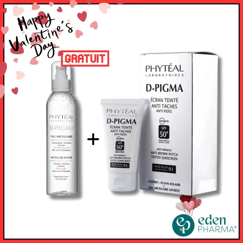 Phytéal Dpigma Ecran Teinte Beige Eclat Spf50+eau Micellaire a L'Aloe Vera