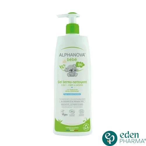 Alphanova Bebe Bio Gel Dermo-Nettoyant 2en1 Corps Cheveux