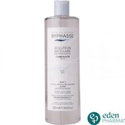 Byphasse Solution Micellaire Demaquillante 4 en 1 au Charbon Actif