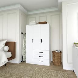 dressing penderie 3 portes 3 tiroirs