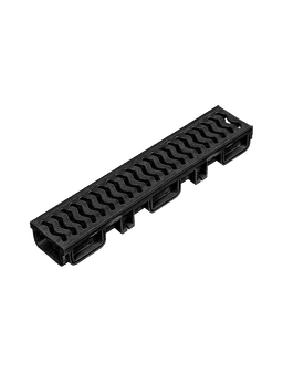 CANIVEAU + GRILLE 10X50