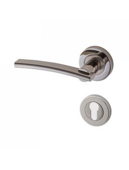 LALE SATINE CHROME POIGNEE SUR ROSACE GT