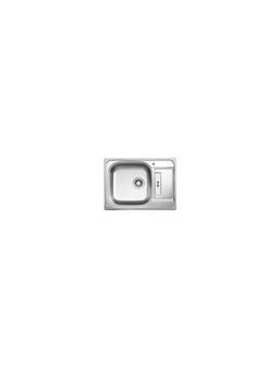 EVIER ENCASTRE INOX 1BAC 70X50 GRP 693.503 GW 7K TPV