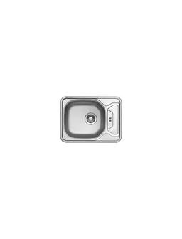 EVIER ENCASTRE INOX 1 BAC 58X45 GW 6K TPV