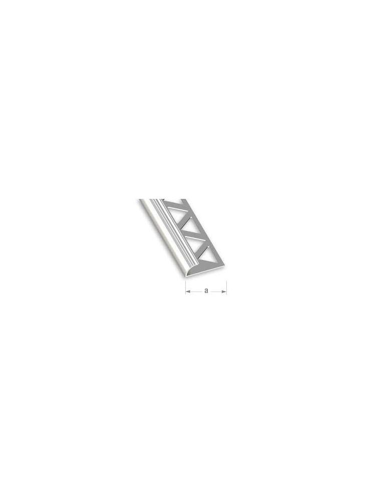 PROFILE FAIENCE ALUMINIUM CHROME ROND