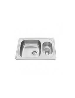 EVIER 1 BAC 48X62 AS15 INOX
