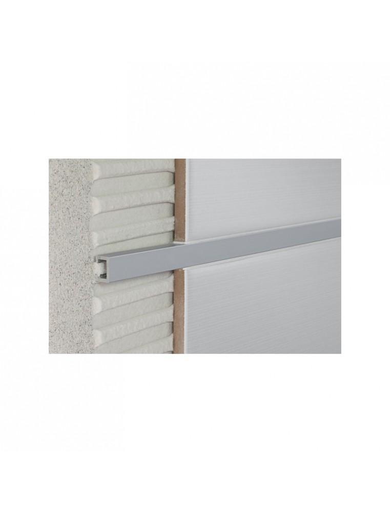 PROFILE EN U POUR FAIENCE ALUMINIUM CHROME