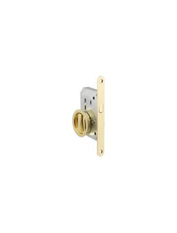 WC ROND BRONZE POIGNEE+SERRURE 9