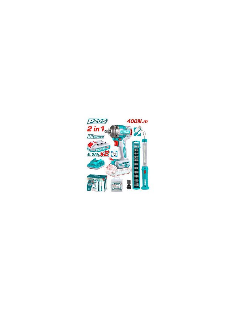 BOLONNEUSE 20V +TORCHE+ ACCESSOIRES TOSLI23048