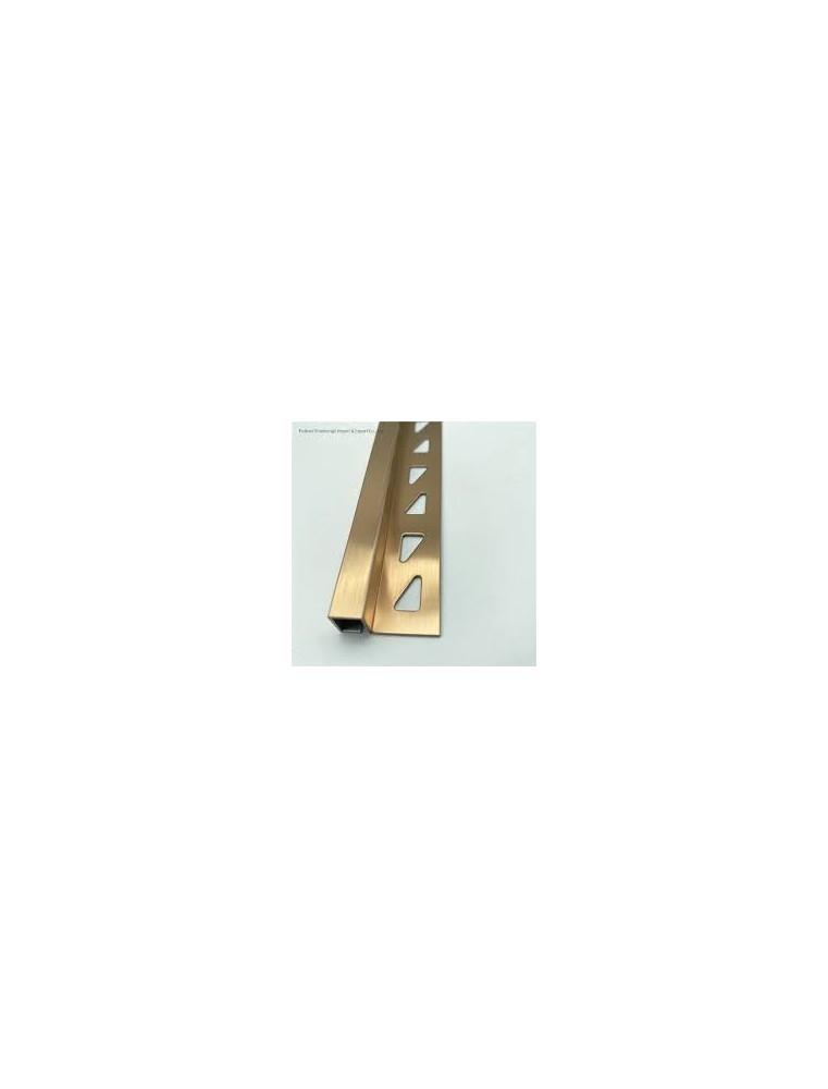 PROFILE FAIENCE ALUMINIUM CHAMPAGNE CARRE