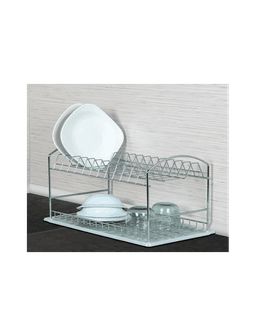 INOX PORTE ASSIETTE VERRE