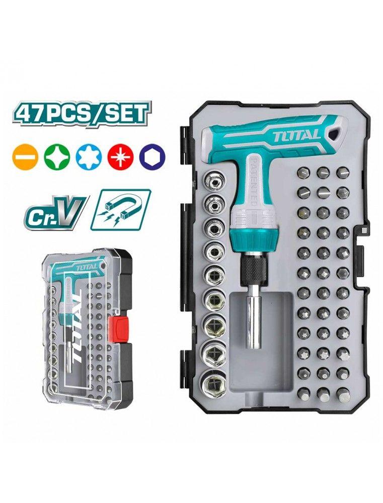 EMBOUTS Jeu TOURNEVIS TACSD30476 TOTAL