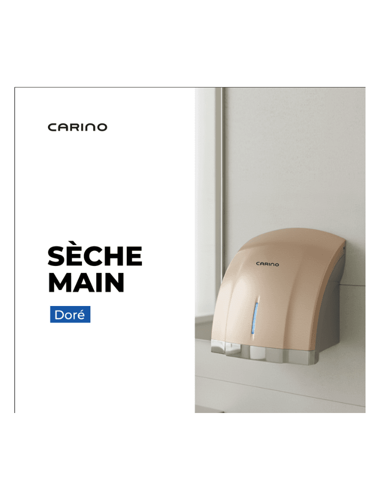 SECHE MAIN 1800W DORE CHROME HSD-1003-GO