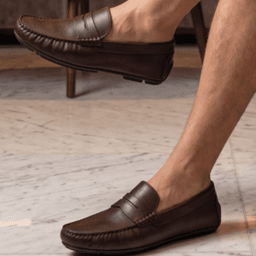 Mocassins Homme Cuir Marron