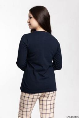 Pyjama Milla : Pull Imprimé Pantalon Élastique Confortable
