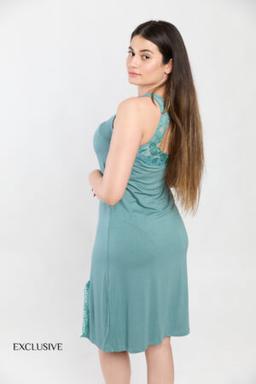 Pyjama Femme Sérénité D’eau en Dentelle Coton