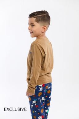 Pyjama Hiver Garçon Disney Caramel En Coton