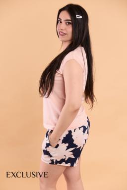 Pyjama Femme Été Nirvana : Pyjama 3 Pièces Pull , Pantalon & Short