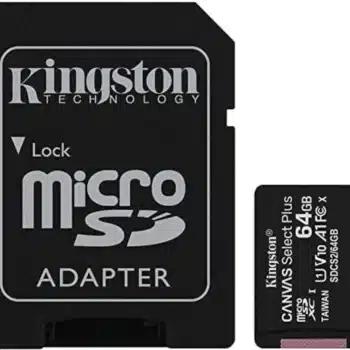 Kingston Canvas Select Plus Carte Micro SD + Adaptateur