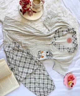 Pyjama Chemise Demi Manches Coton « Today Is a Good Day »