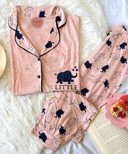 Pyjama Chemise Demi Manches Coton « Little Princess »