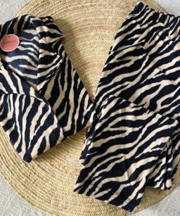 Pyjama Chemise Polaire Beige &