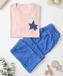 Pyjama Coton & Imprimé Étoiles